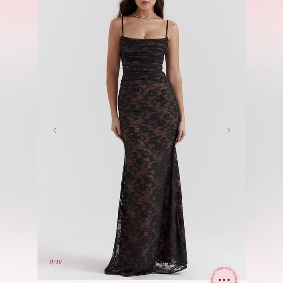 House of CB Dresses & Skirts - ✨NEW✨House of CB Artemis Lace Maxi Dress
Gown Black Size L